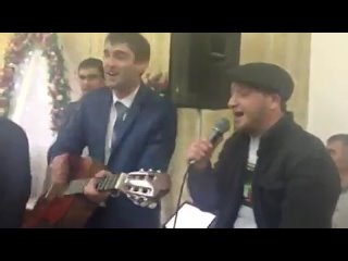 he sang very beautifully at the wedding. (my love, darling)